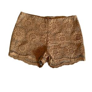 Umgee mesh floral shorts. Size S.